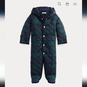 Ralph Lauren Baby Hooded Barn Bunting Snowsuit